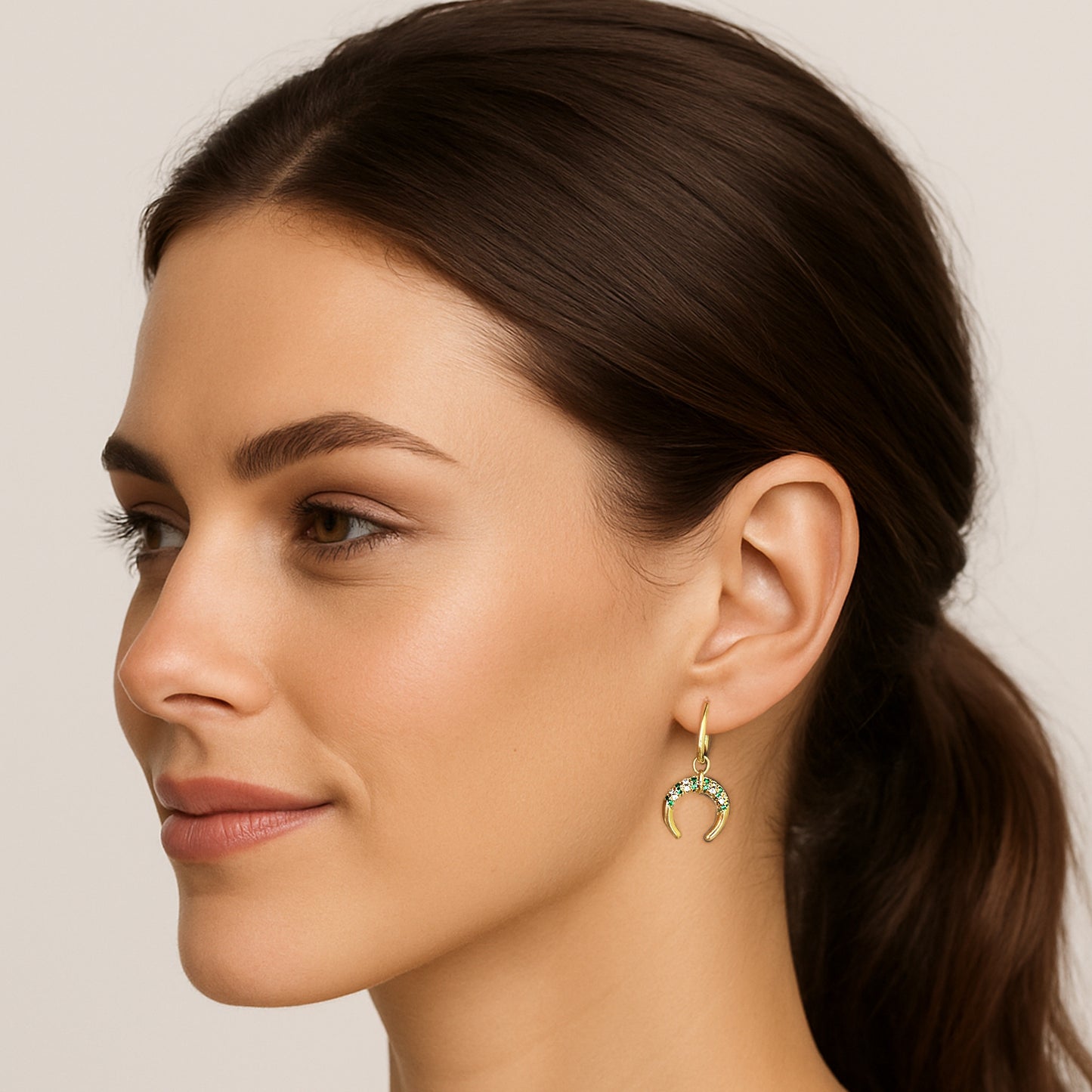 Good Luck Mismatched Gold Earrings