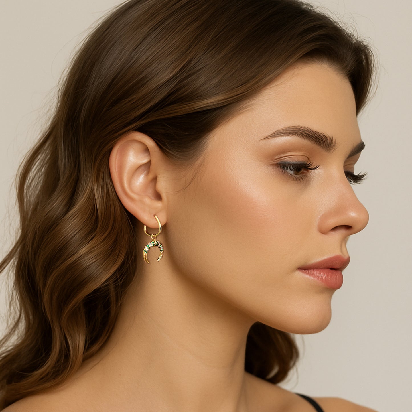 Good Luck Mismatched Gold Earrings