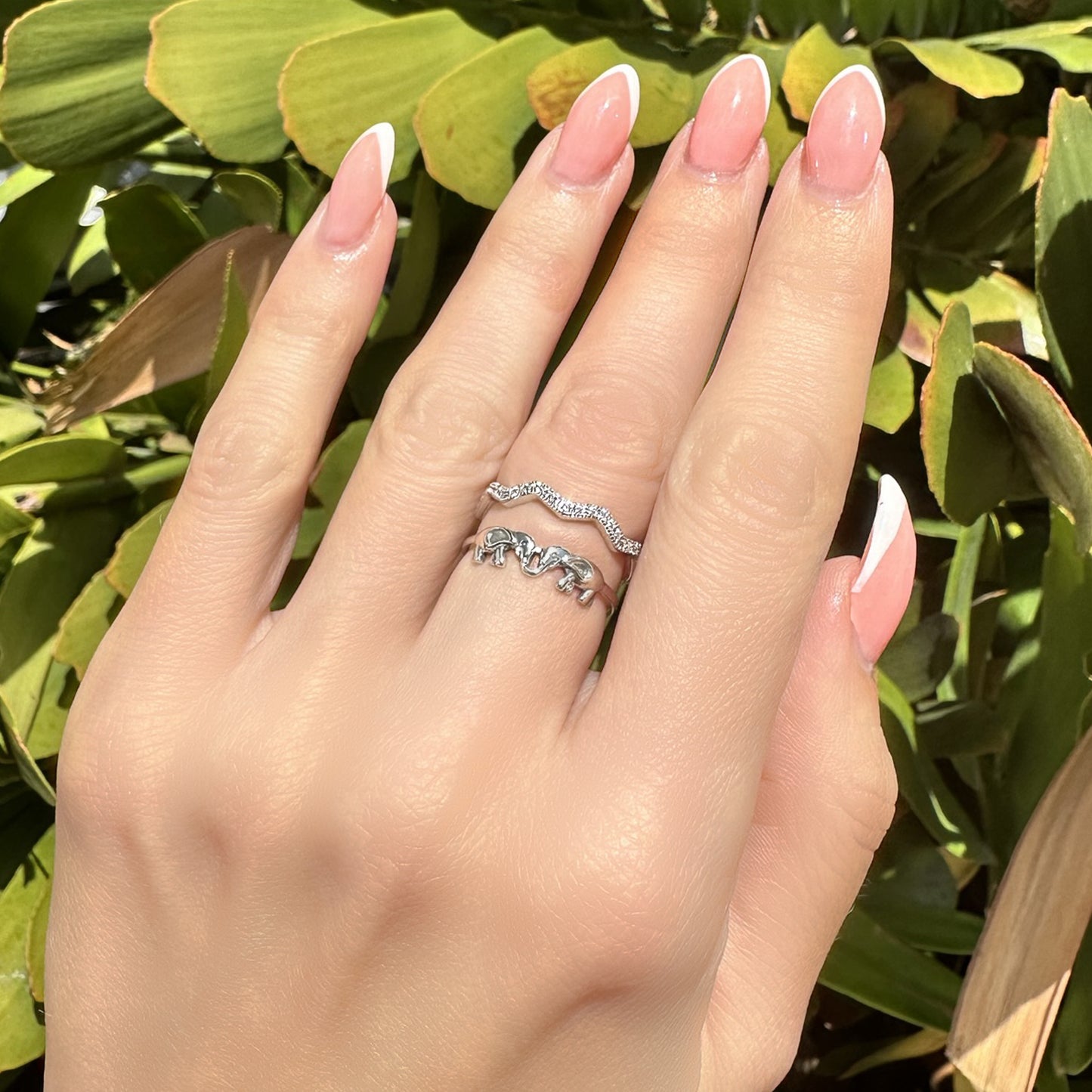 Highs and Lows Pave Zig Zag Ring