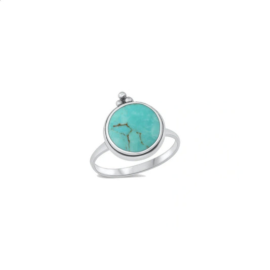 Ever Turquoise Sterling Silver Gemstone Ring