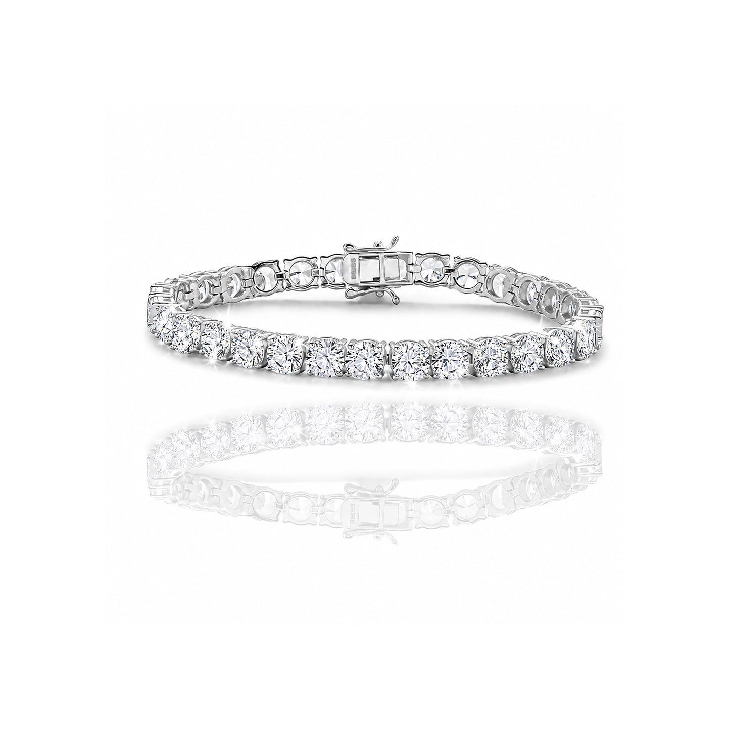 6mm CZ Tennis Bracelet in 925 Sterling Silver