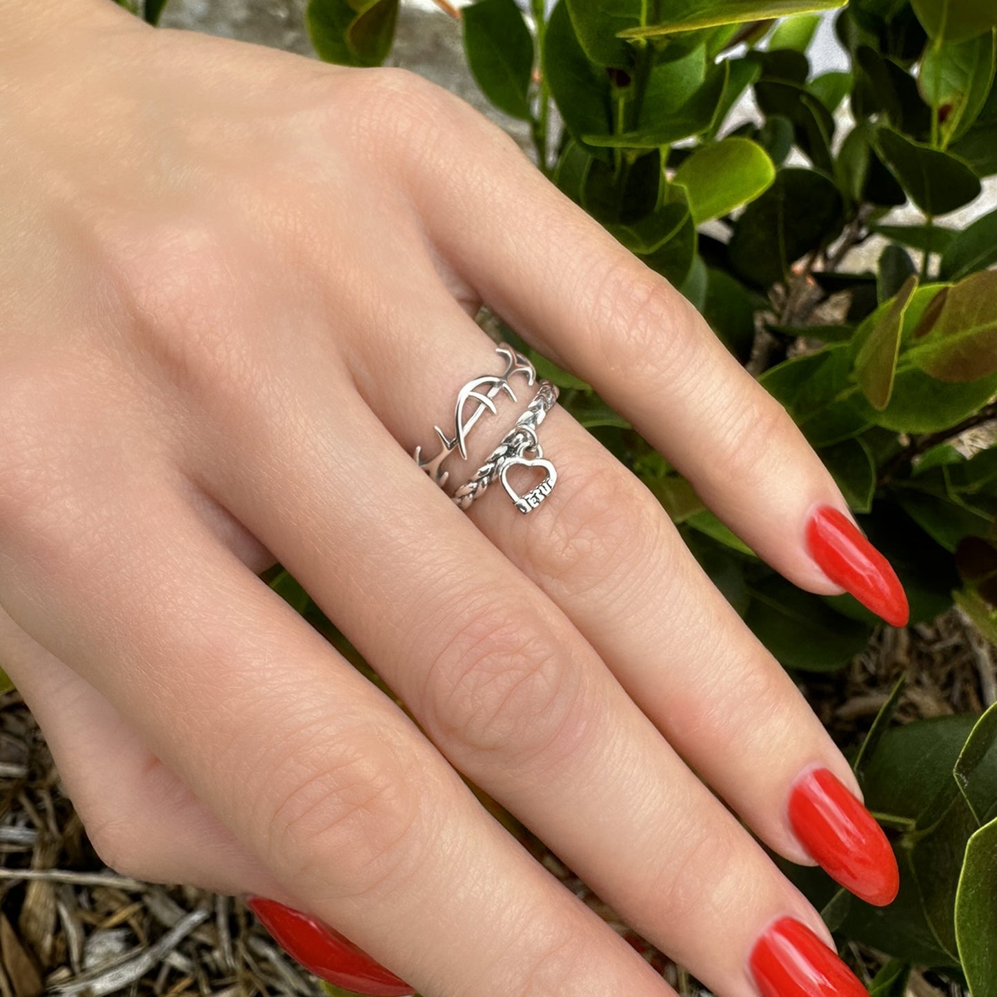 Jesus Crown of Thorns Ring in Sterling Silver