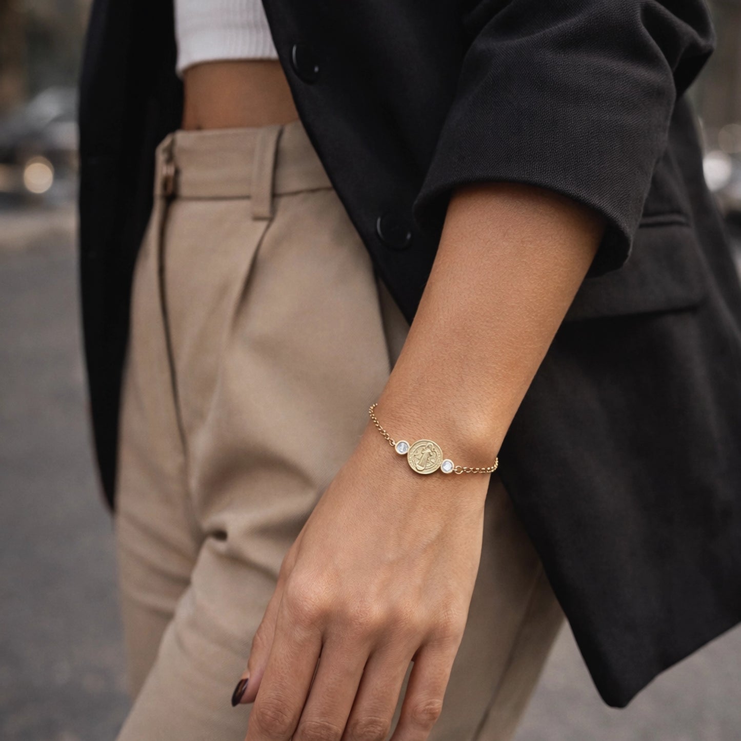 Saint Benedict Chain Bracelet