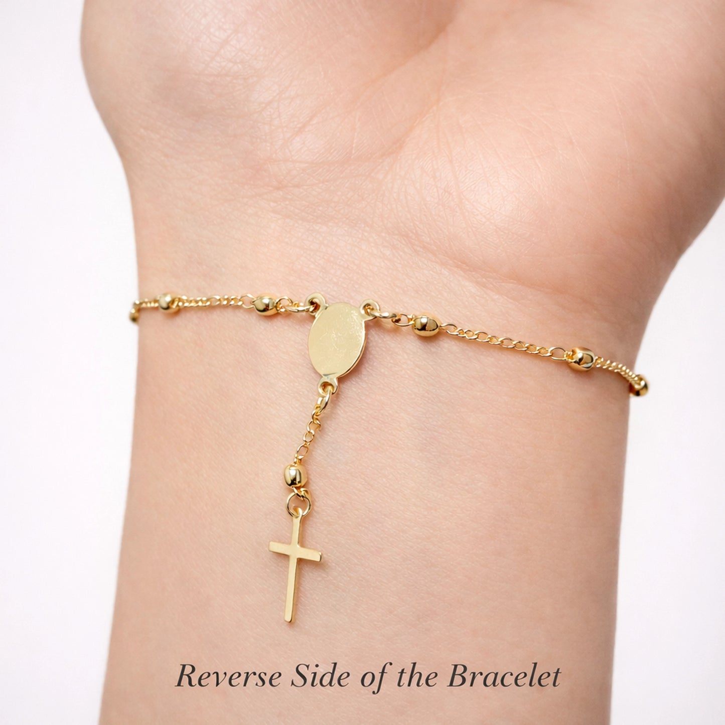 Fashion Rosary Bead Bracelet