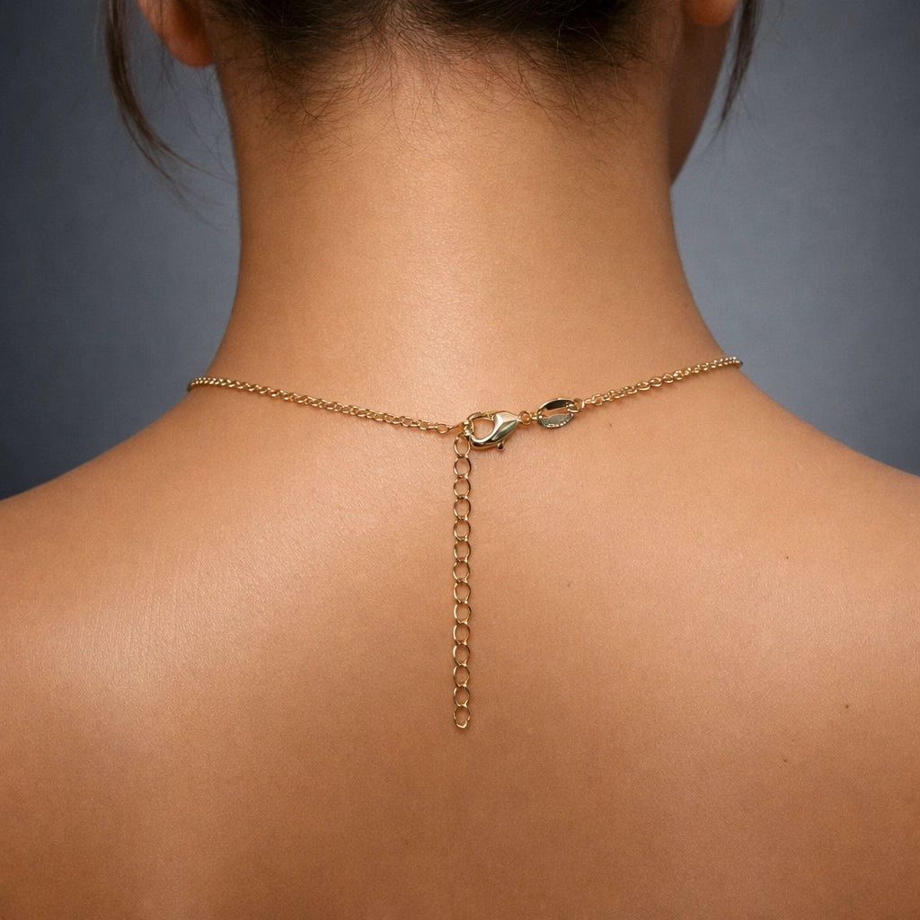 Mamacita Script Nameplate Charm Necklace