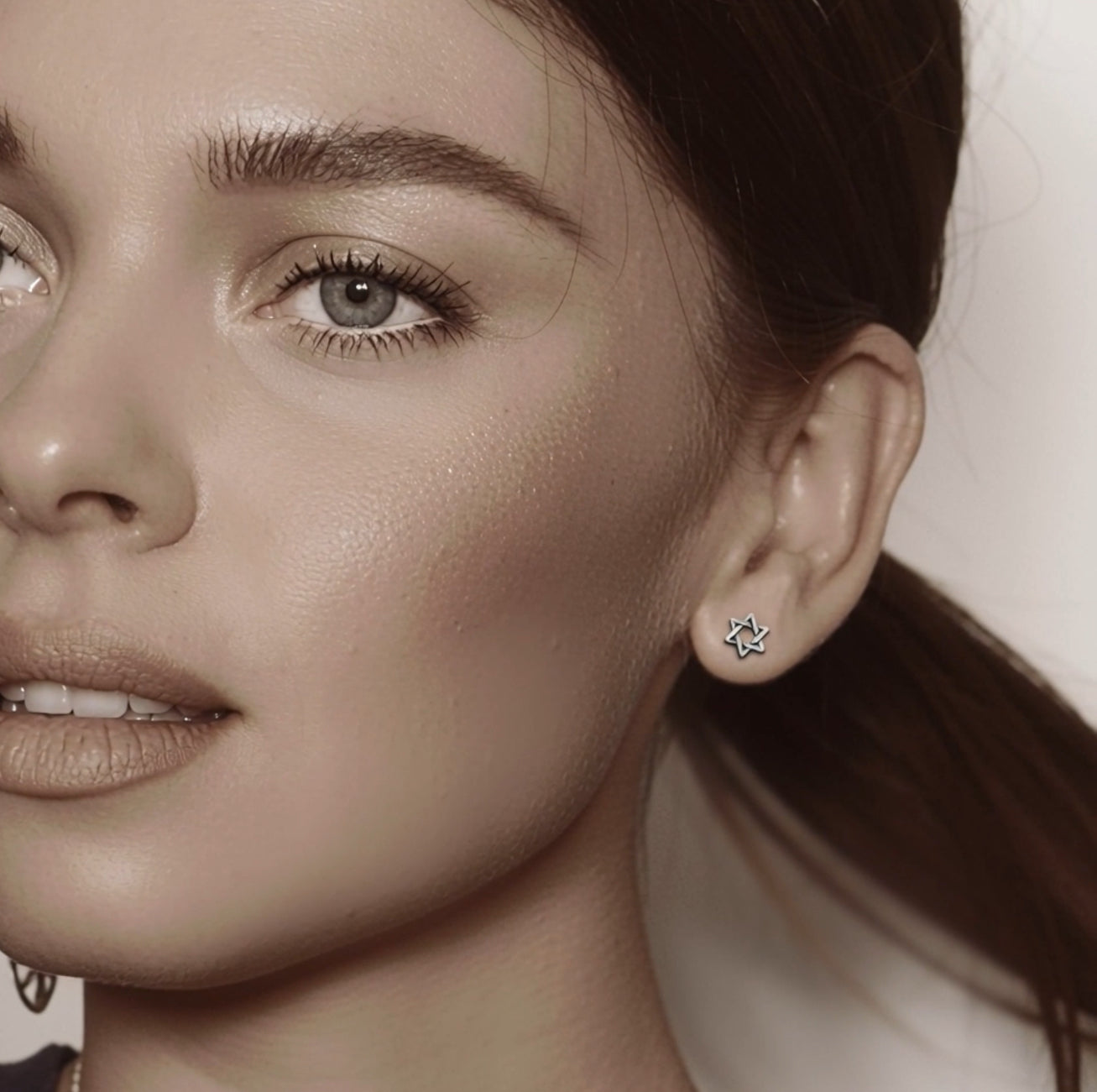 Pendientes de estrella de David