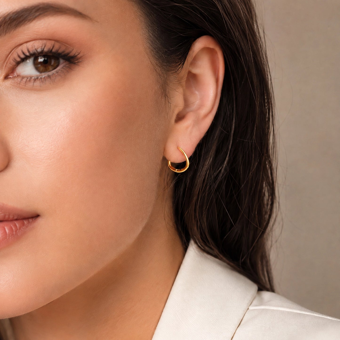 Good Luck Mismatched Gold Earrings
