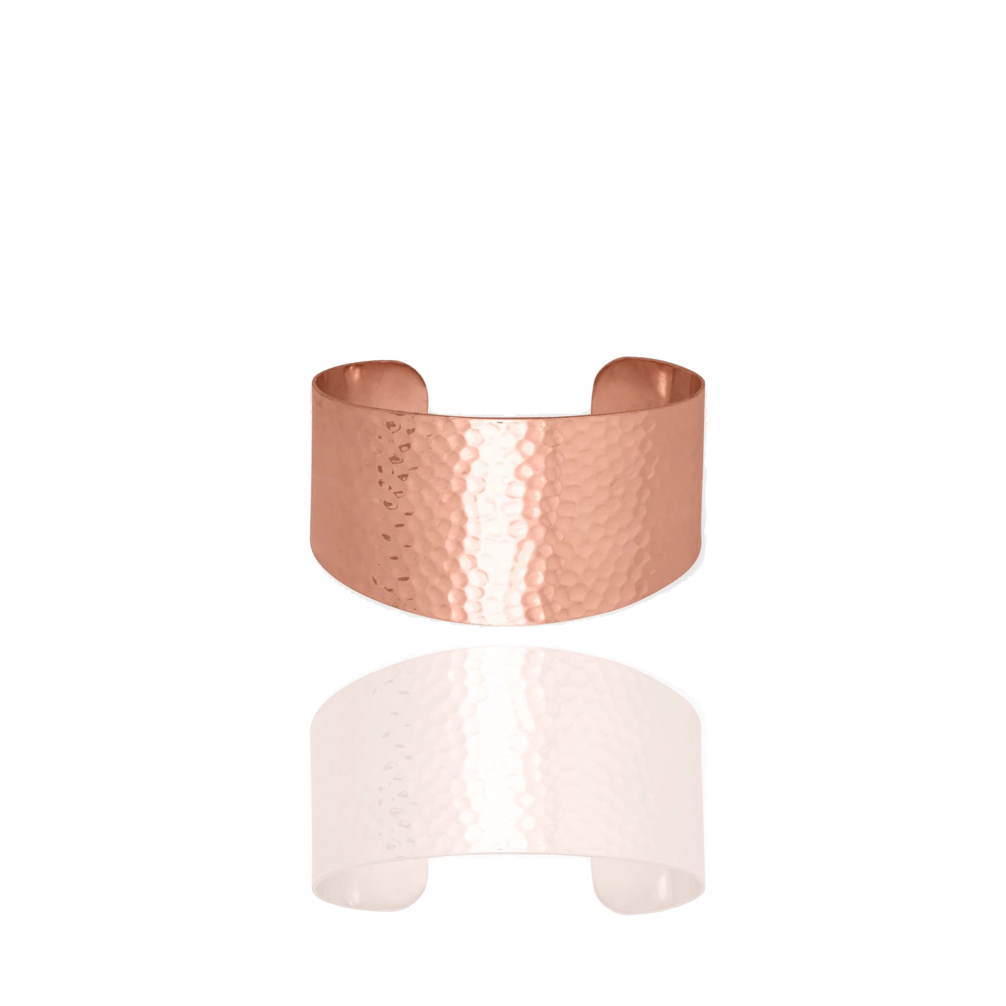 Tapered Hammered Solid Copper Cuff – 108 Creations