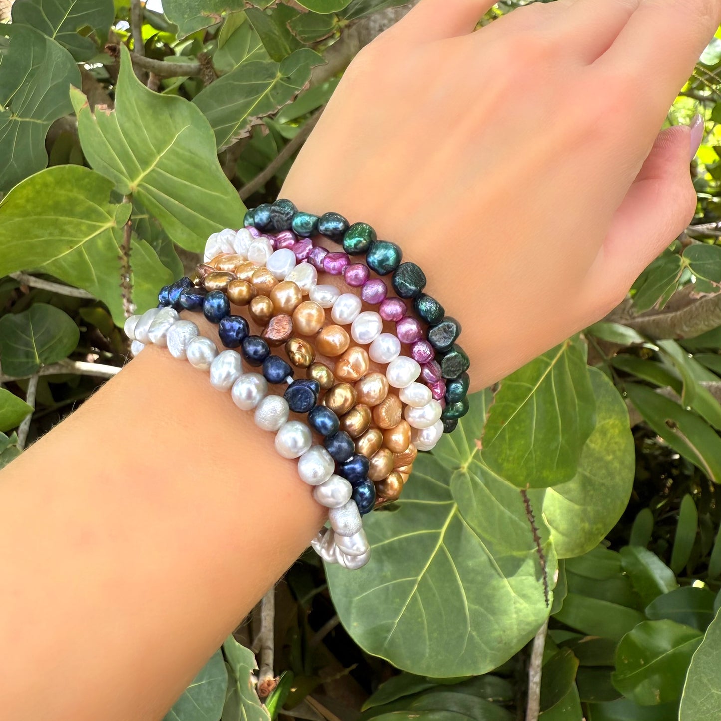 Freshwater Pearl Stretch Bracelet