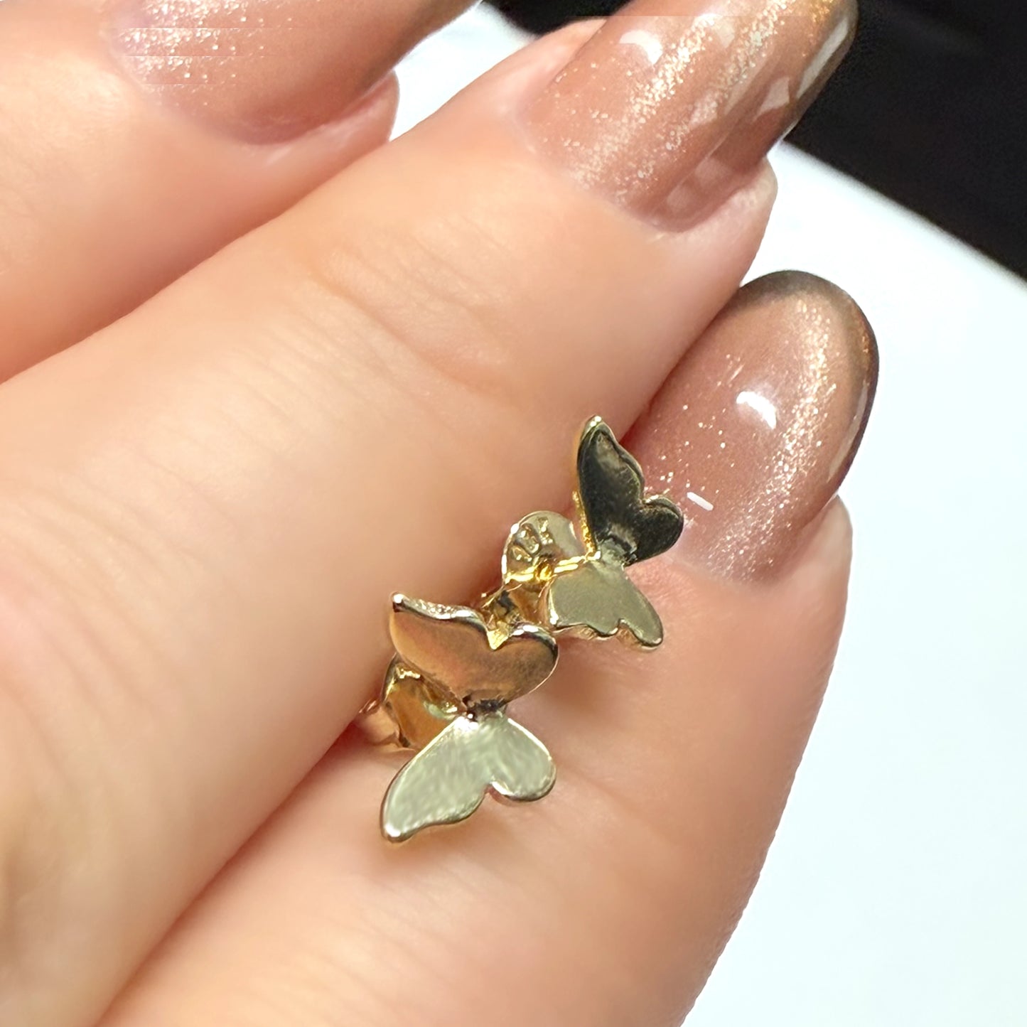 Tiny Butterfly Earrings