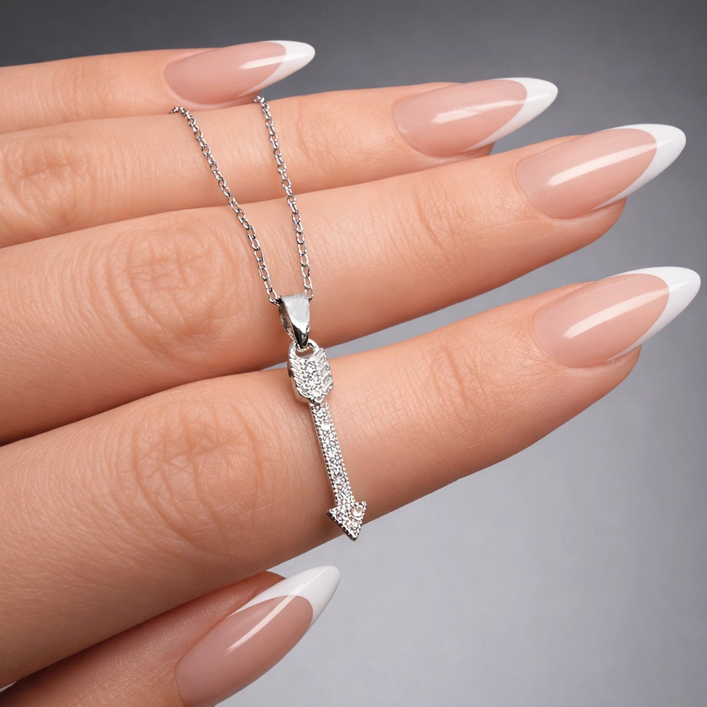 Vertical Arrow Dainty Necklace