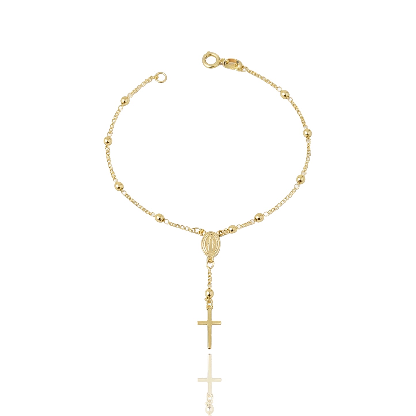 Fashion Rosary Bead Bracelet