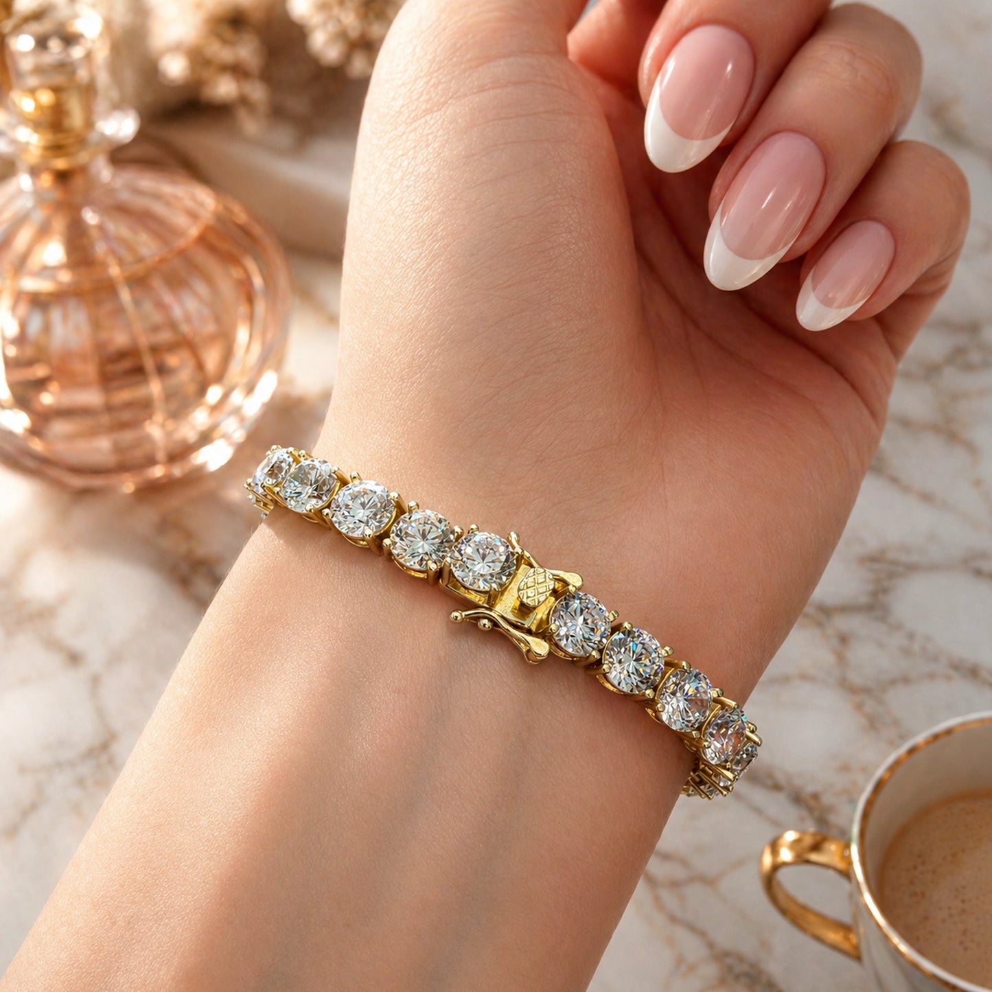 6mm CZ Tennis Bracelet in 925 Sterling Silver