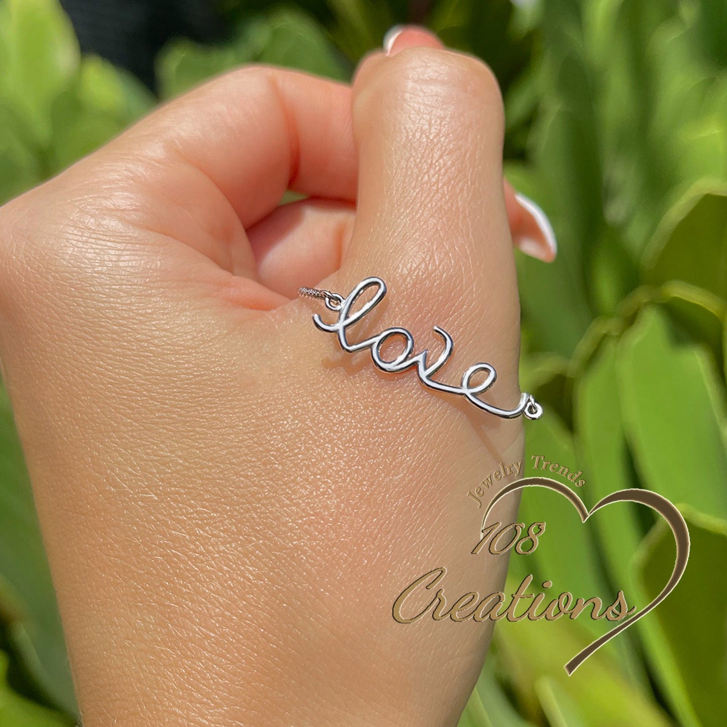 Love Script Dainty Necklace