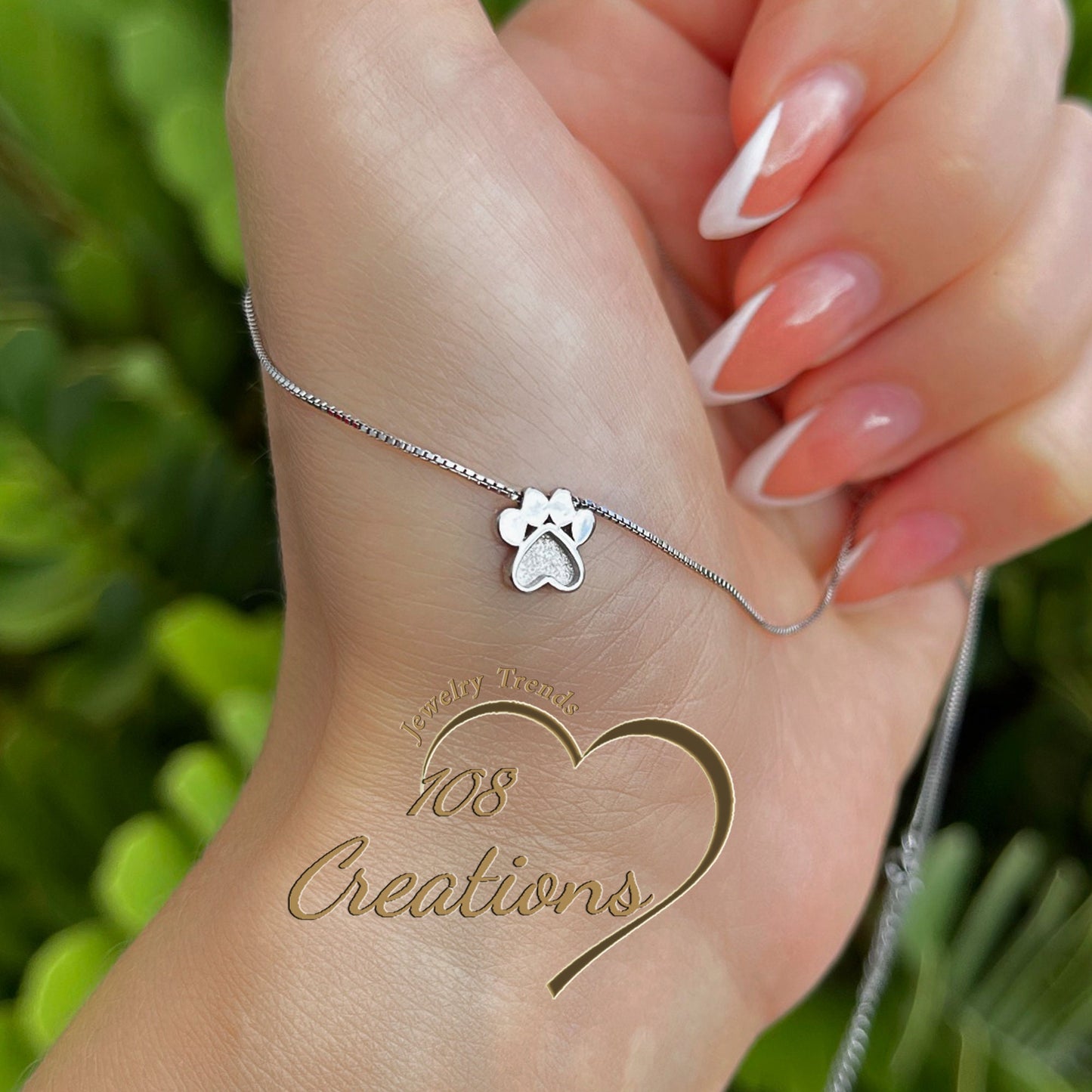 Paw Print Dainty Necklace