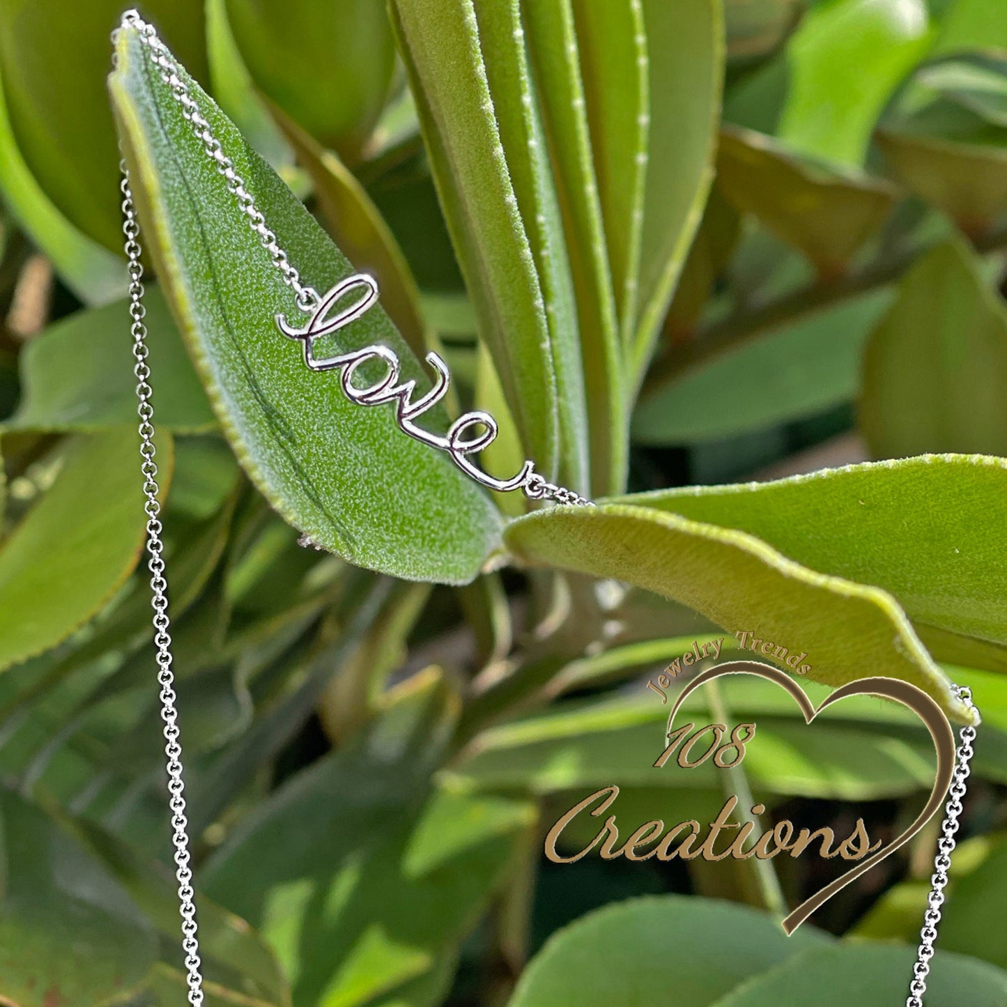 Love Script Dainty Necklace