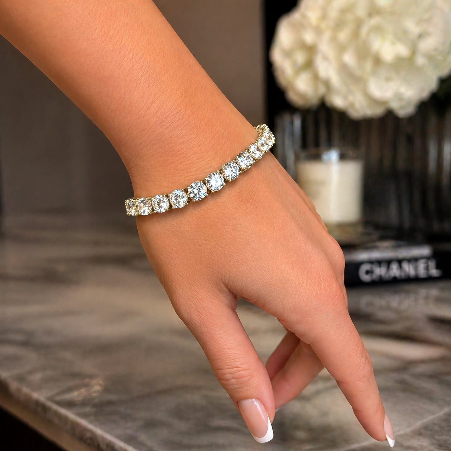 6mm CZ Tennis Bracelet in 925 Sterling Silver