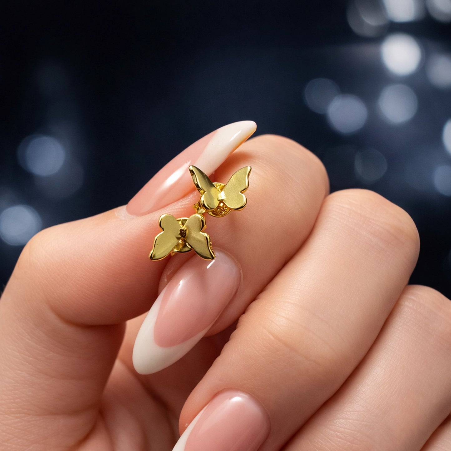 Tiny Butterfly Earrings