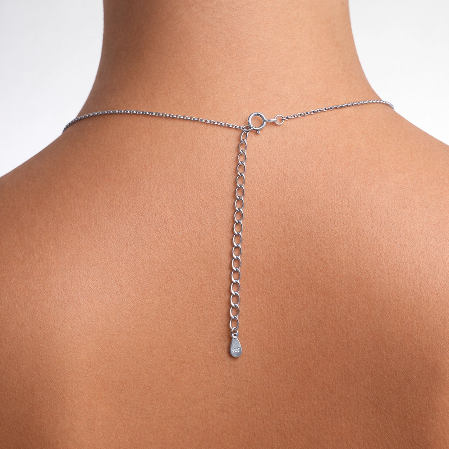 Moon Phase Necklace in Sterling Silver