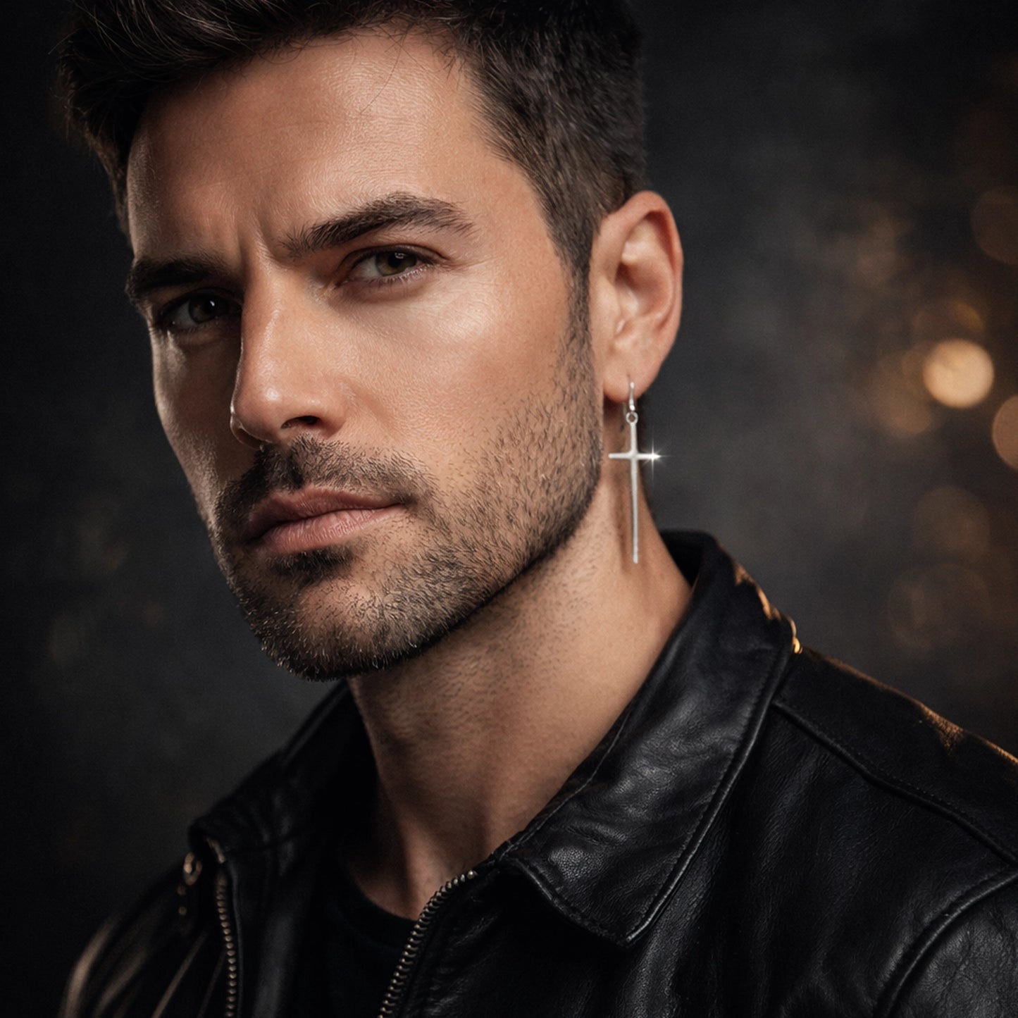 Timeless Long Cross Earrings in Premium Sterling Silver