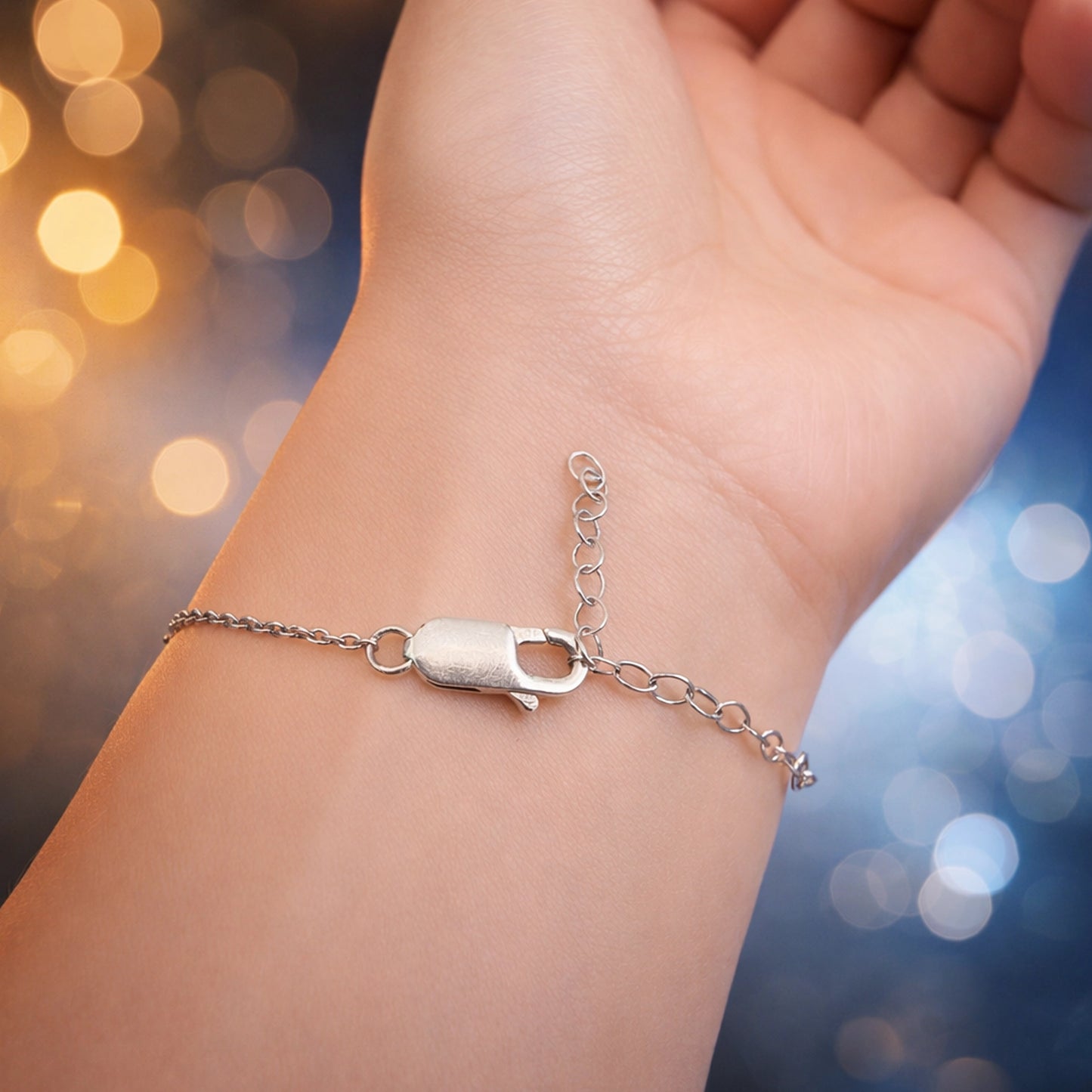 Pulsera con mensaje grabado para mamá