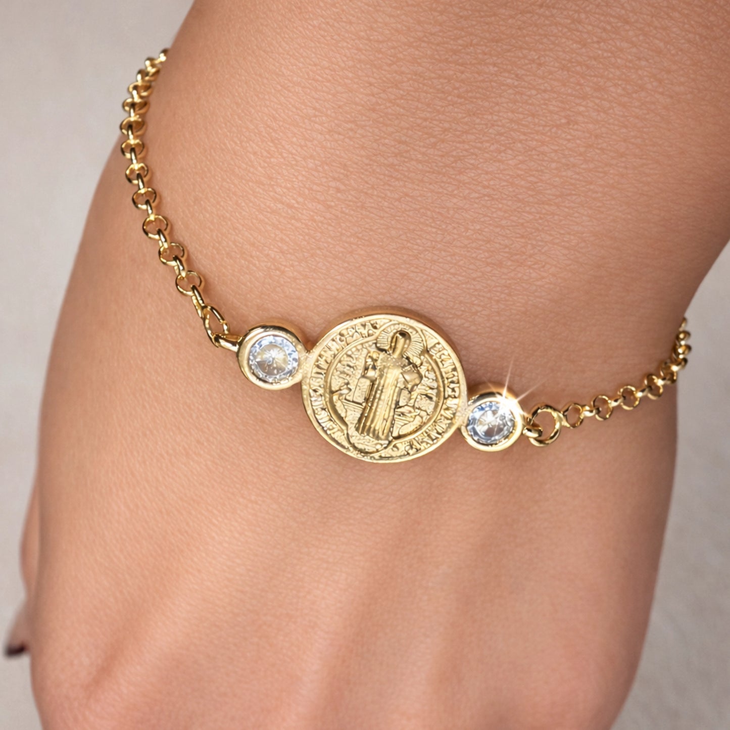 Saint Benedict Chain Bracelet
