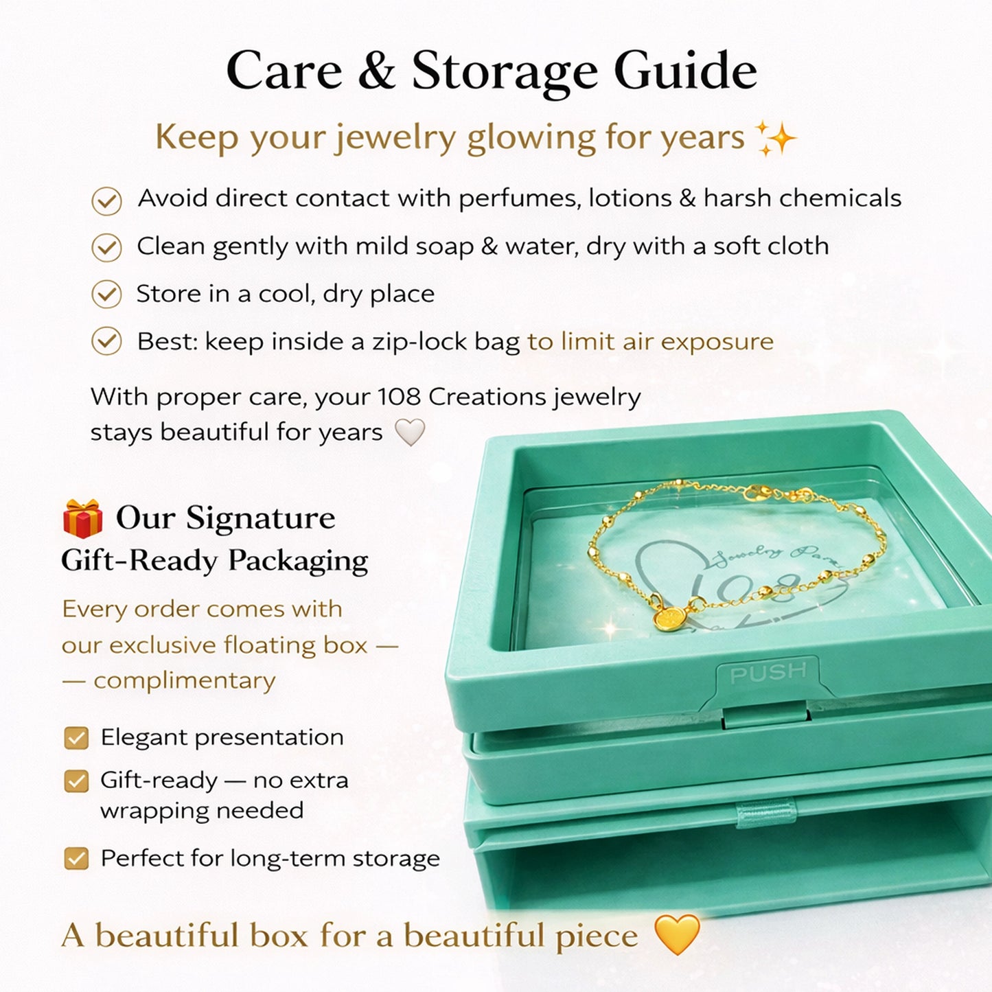 Cadena de mano rellena de oro de 18 quilates con elegante diseño de corte de diamante