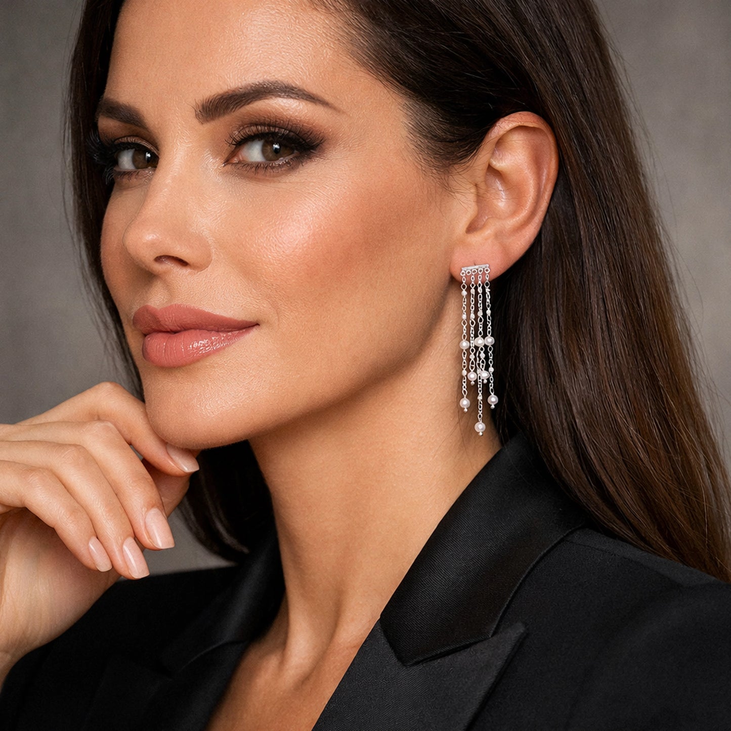 Freshwater Pearl Chandelier Earrings