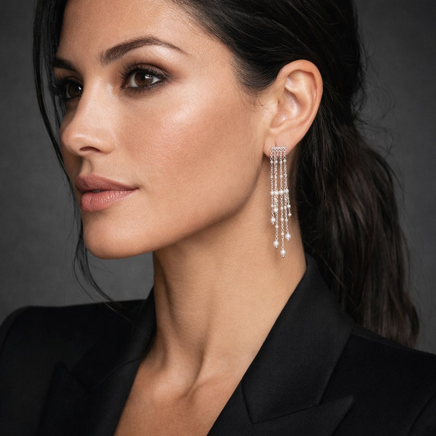 Freshwater Pearl Chandelier Earrings