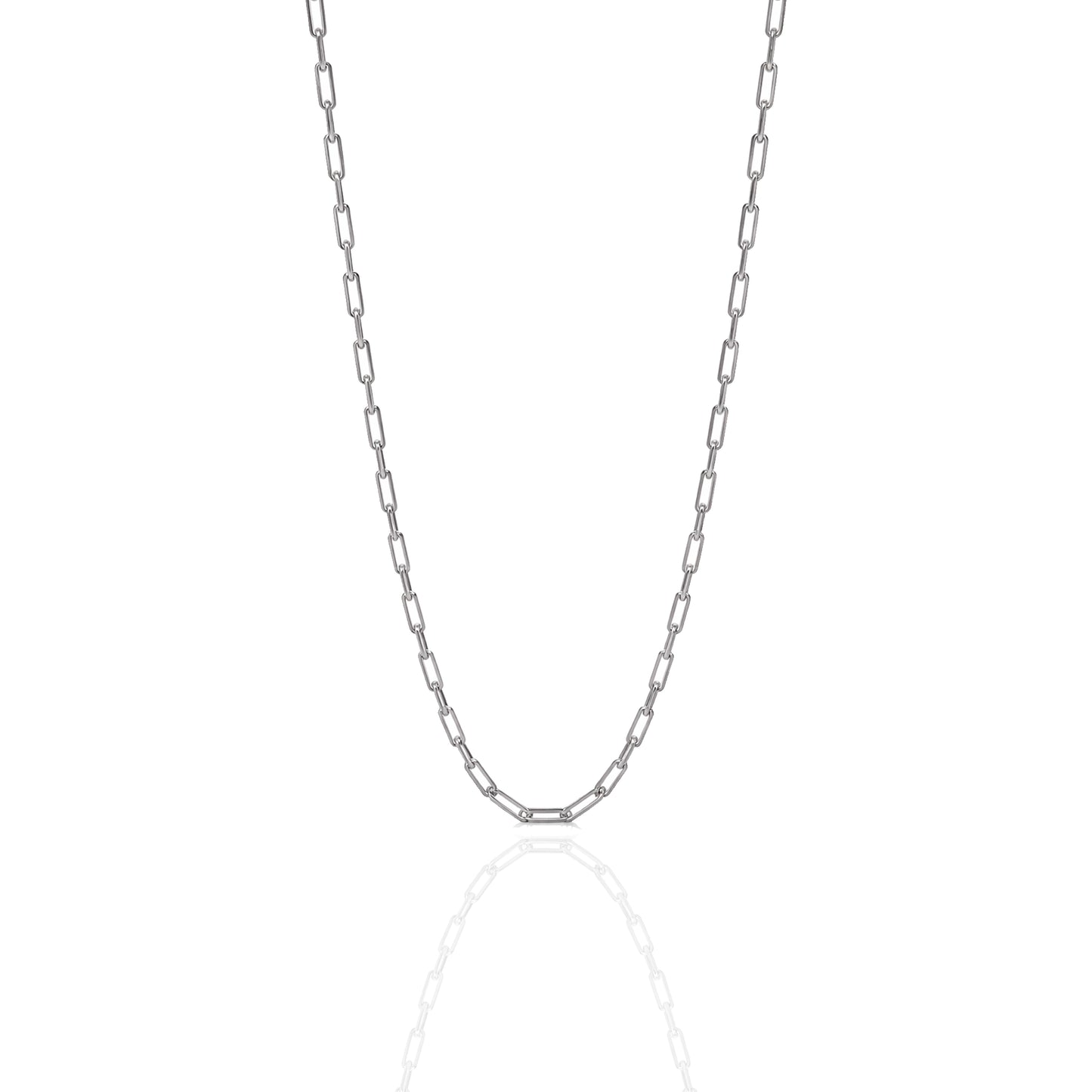 Simple Paperclip Chain Necklace
