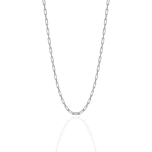 Simple Paperclip Chain Necklace